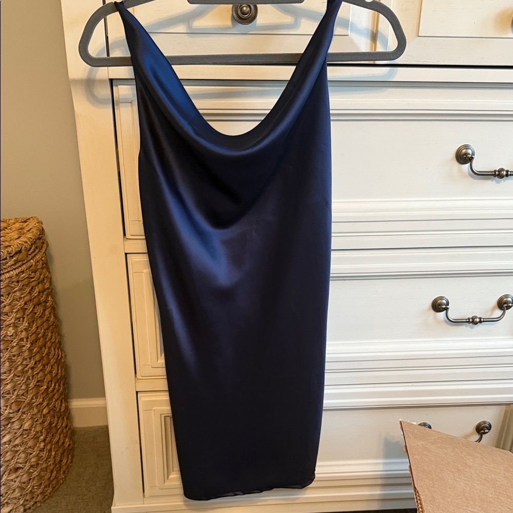 Navy mini dress
